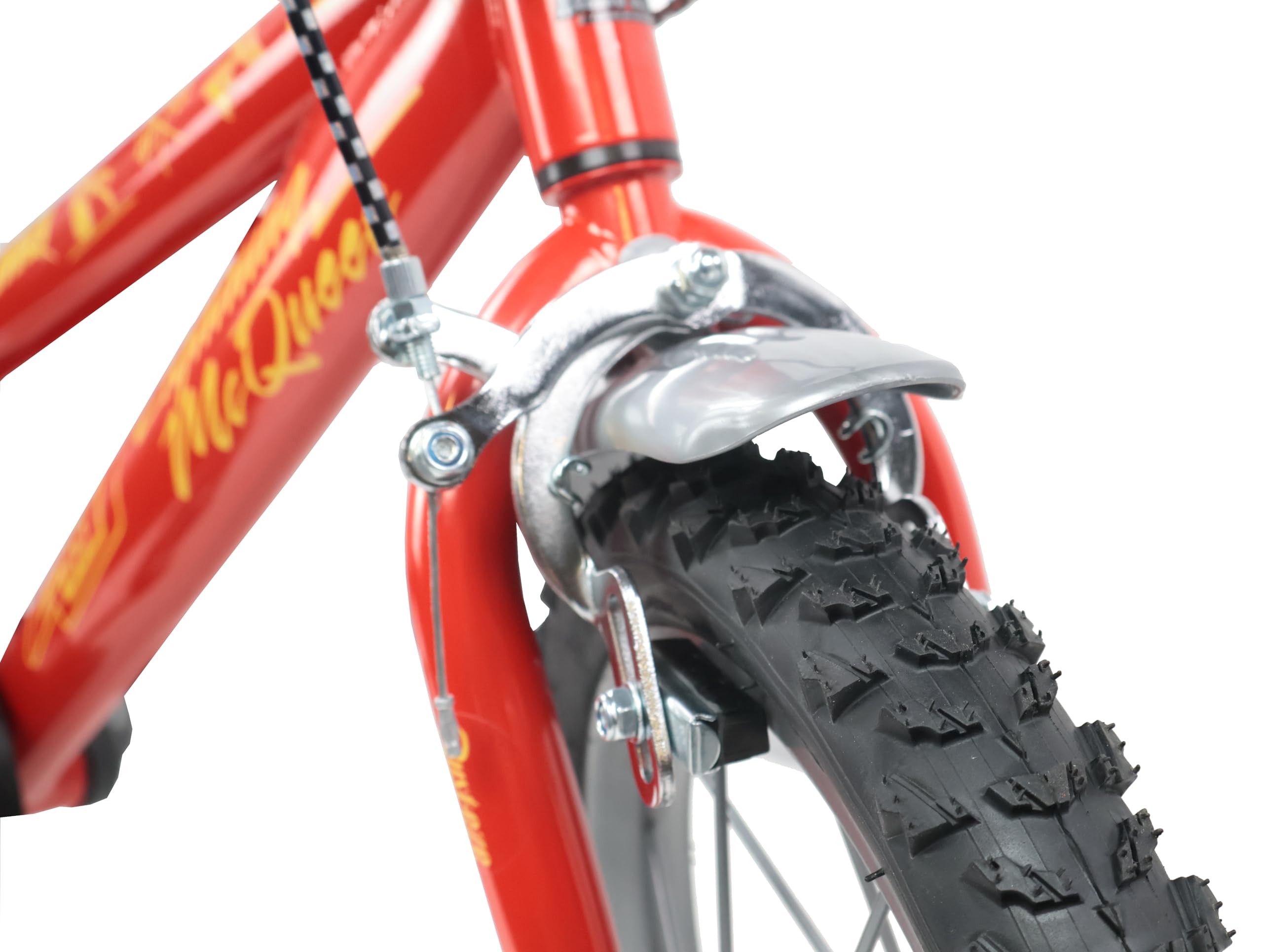 Denver Bike Bicicletta Bambino 16 Pollici Licensed Cars, 4-6 Anni, Rotelle Removibili, Freni Caliper Anteriore/Posteriore, Telaio Acciaio, Ruote Gonfiabili, Borraccia e Scudo