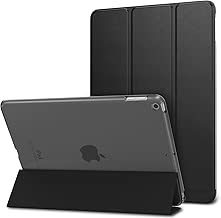 MoKo Case Fit 2018/2017 iPad 9.7 6th/5th Generation - Slim Lightweight Smart Shell Stand Cover with Translucent Frosted Back Protector Fit Apple iPad 9.7 Inch 2018/2017, Black(Auto Wake/Sleep) - coolthings.us