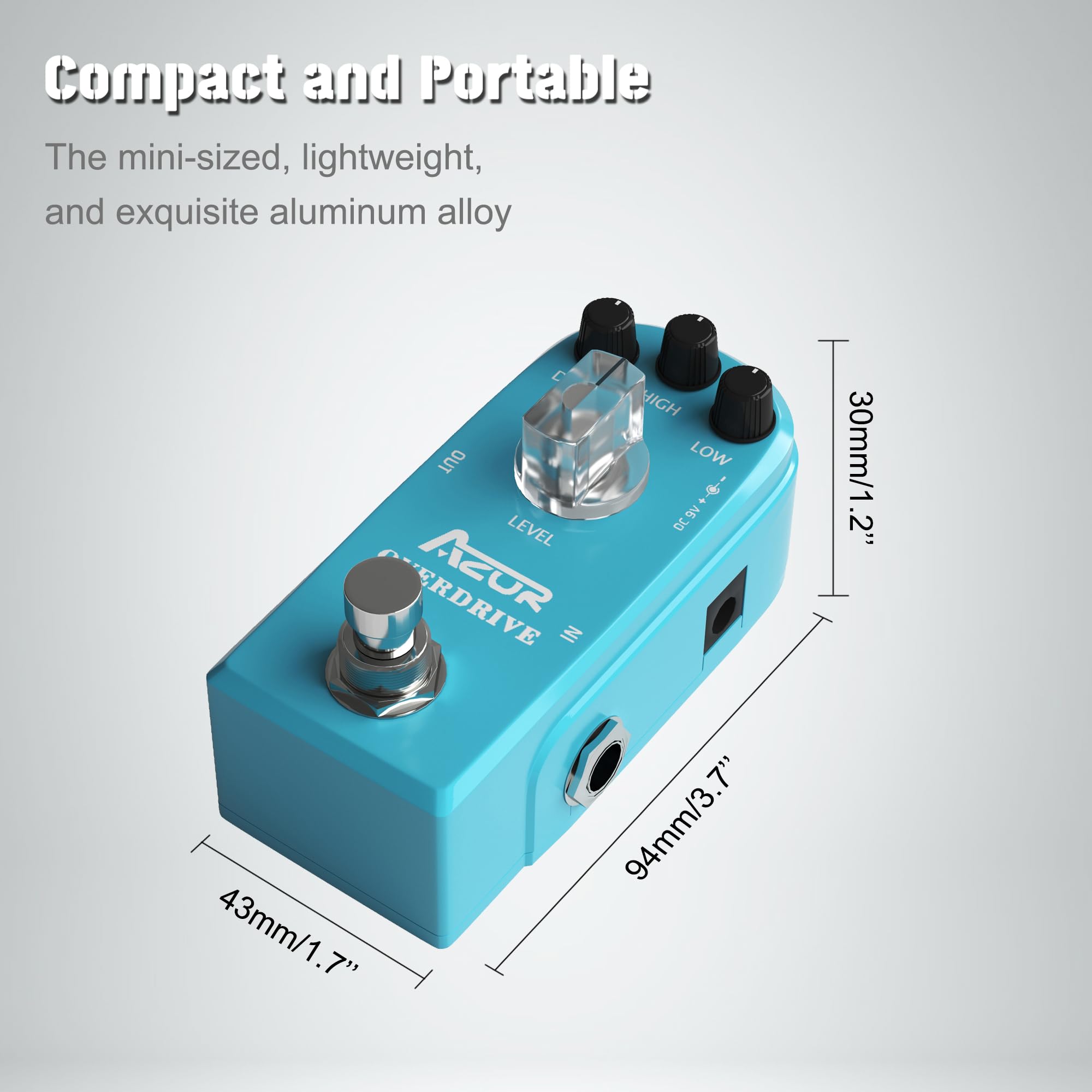 Amazon.com: AZOR Overdrive Guitar Effect Pedal Vintage Effect