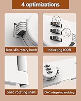 Vista 2 de Cerraduras de cerradura de contraseña de gabinete, cerradura de combinación de puerta de gabinete, cerradura de contraseña, cerradura de combinación