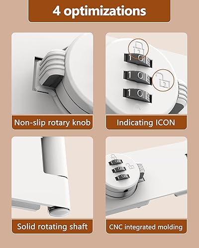 Miniatura 2 de Cerraduras de cerradura de contraseña de gabinete, cerradura de combinación de puerta de gabinete, cerradura de contraseña, cerradura de combinación