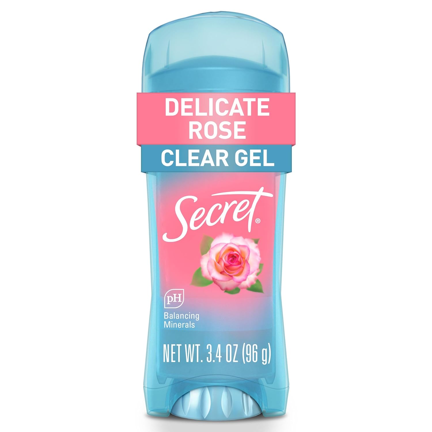 Secret Fresh Desodorante Antitranspirante Mujer, 72h, Gel Claro, Rosa