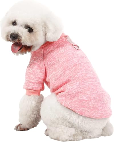 Miniatura 3 de Suéter para perro, suéteres para perros pequeños, paquete de 2, 3 unidades, ropa cálida y suave para mascotas para cachorros, gatos medianos y