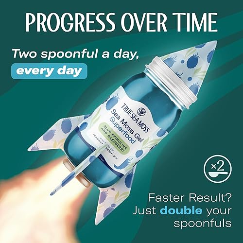 Vista 36 de TrueSeaMoss Gel de musgo marino – Hecho en Estados Unidos – Seamoss, frutas y verduras en tarro – Manzana / Canela, paquete de 1