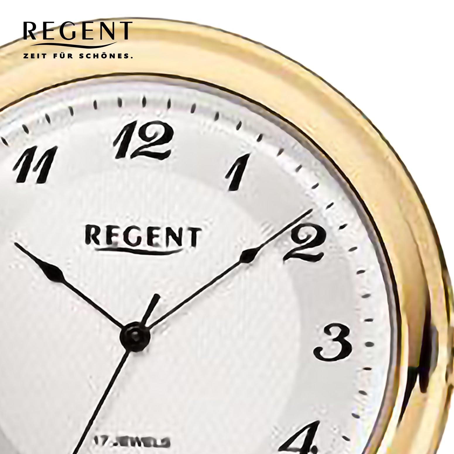 Regent Taschenuhr aus Metall in der Farbe Gold-Grau 51 mm, 11330100