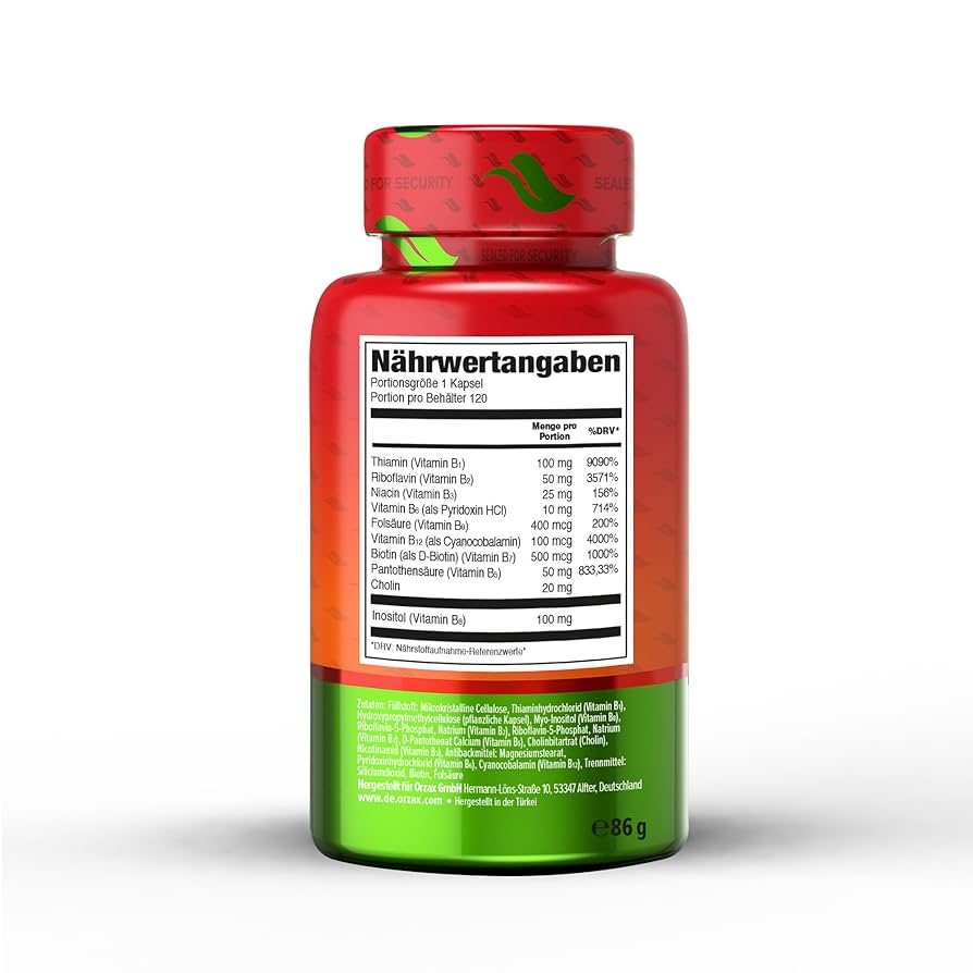Oral−B D6015253P Amazon.com: ORZAX Vitamin B Complex Supplement for Women
