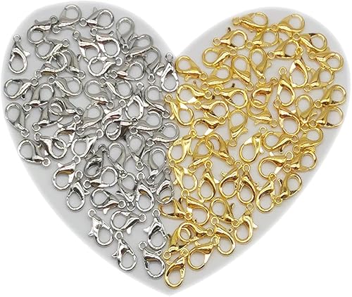 Miniatura 3 de Cierres de langosta de aleación de metal pequeños cierres de pinza de langosta para bricolaje accesorios de fabricación de joyas hechos a mano,