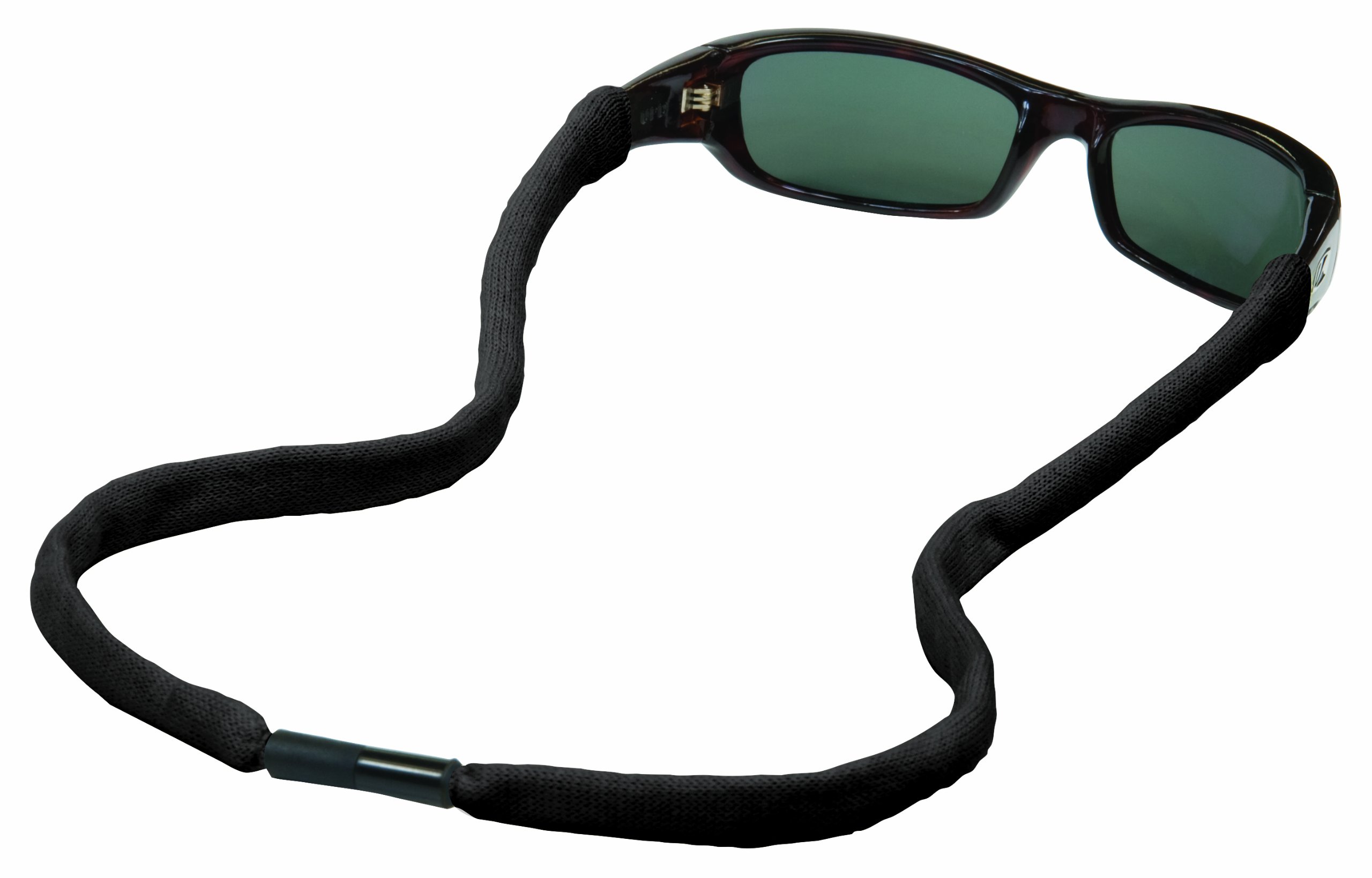 ChumsSafety 13002 Cotton Eyewear Retainer with Reconnecting Single Breakaway, Black (Pack of 6)