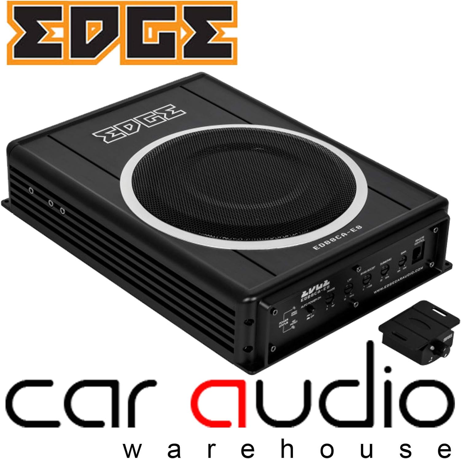 EDGE AUDIO EDB8CAE8240 Watts Compact Slim Active Amplified Subwoofer