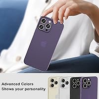 Vista 4 de Protector de lente para iPhone 14 Pro/iPhone 14 Pro Max, protector de pantalla de vidrio templado, protector de pantalla de cámara Ultra HD 9H