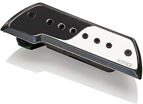 EMG ACS BAJO - Pastilla de orificio de sonido para guitarra acústica cromada