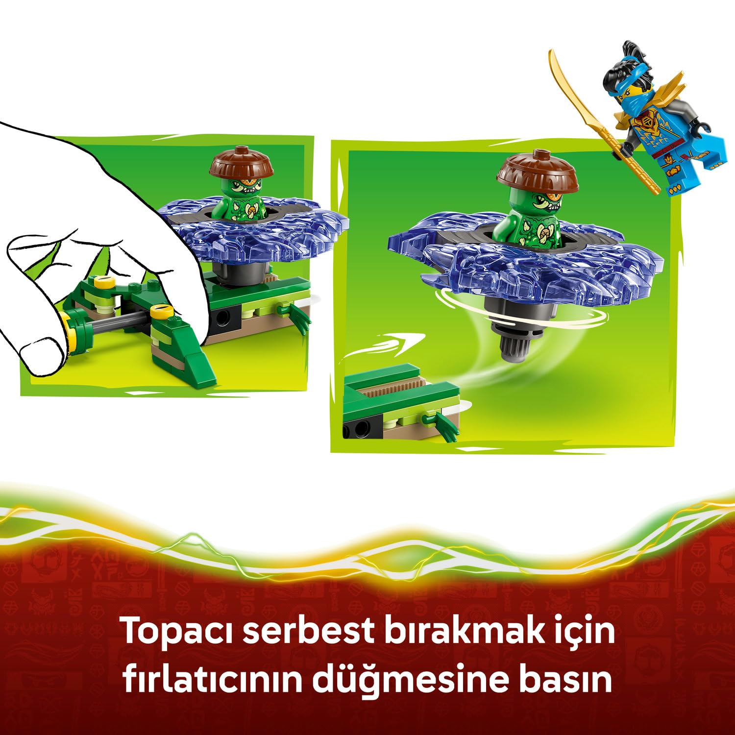 LEGO NINJAGO Nya, Mutasyon Canavarı Topacına Karşı 71849