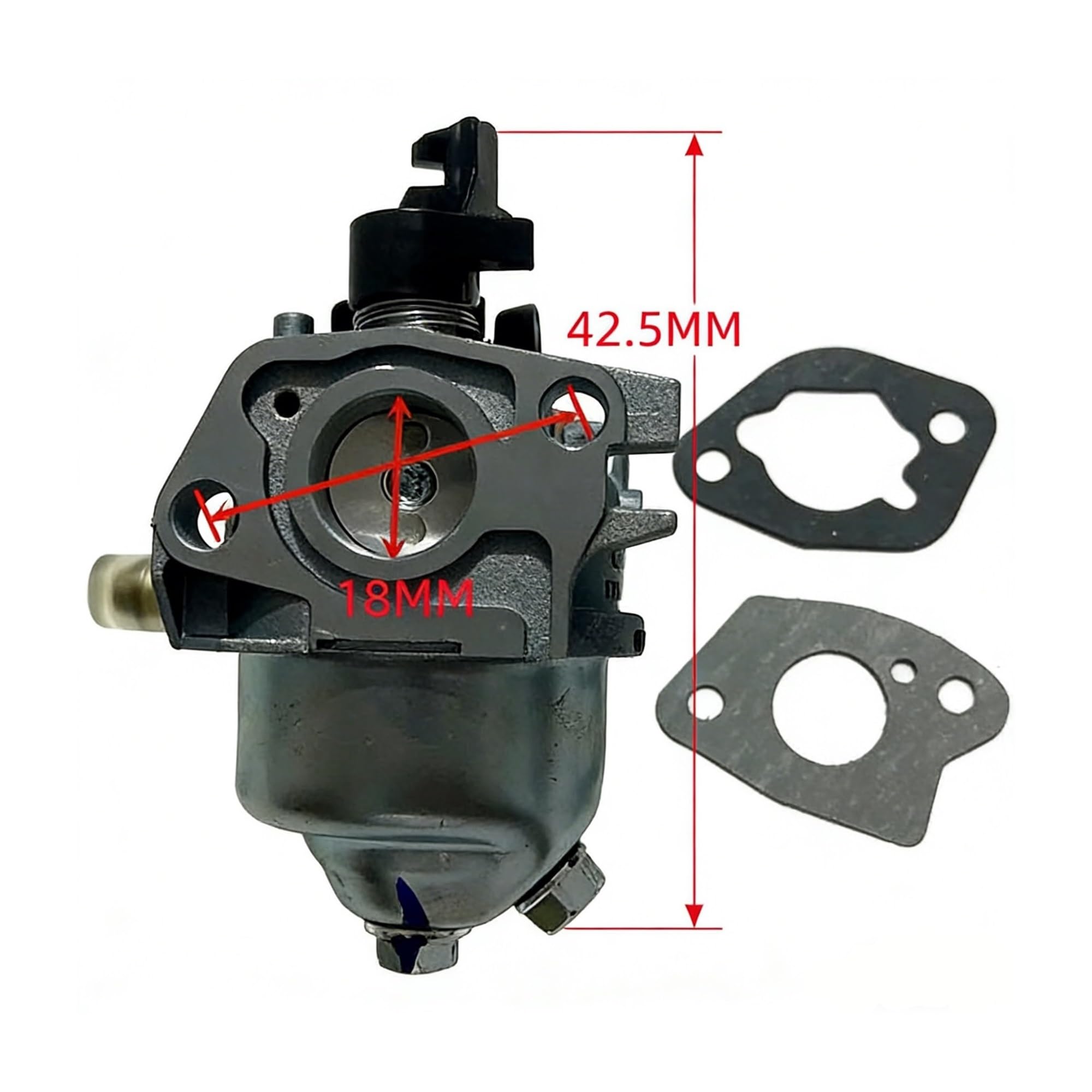 Kit de Juntas de carburador Apto for cortacésped de máquinas de jardín de 123cc