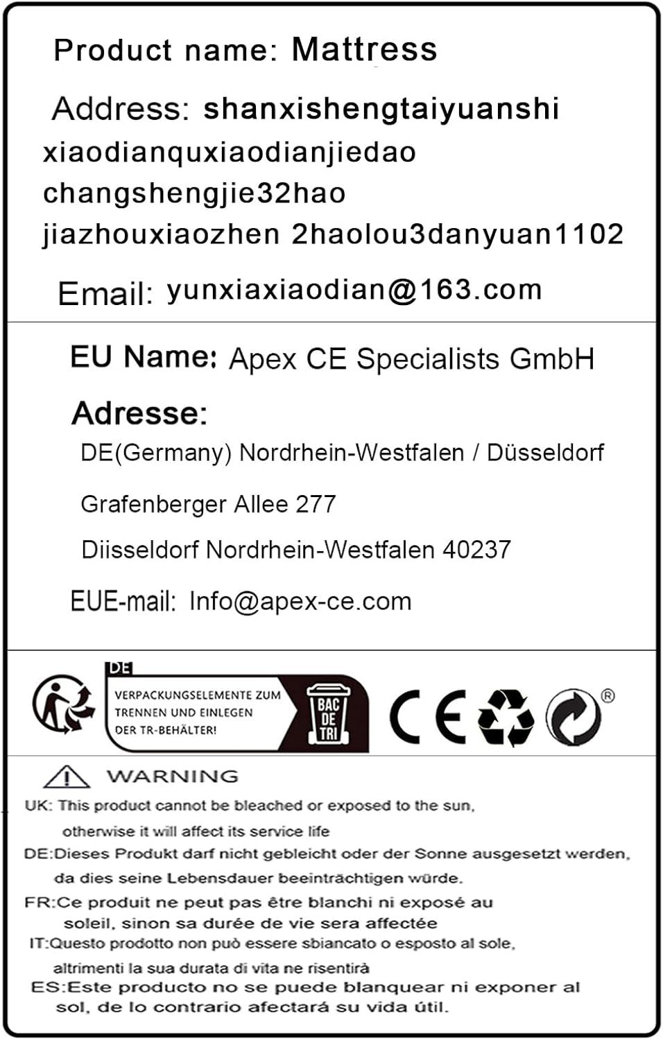 100% Natural Latex Mattress Natural,Medium Firm Feel,Comfort Foam,Latex Mattress Home Single Double Mats with Cover Twin Full Size,63x83x4in