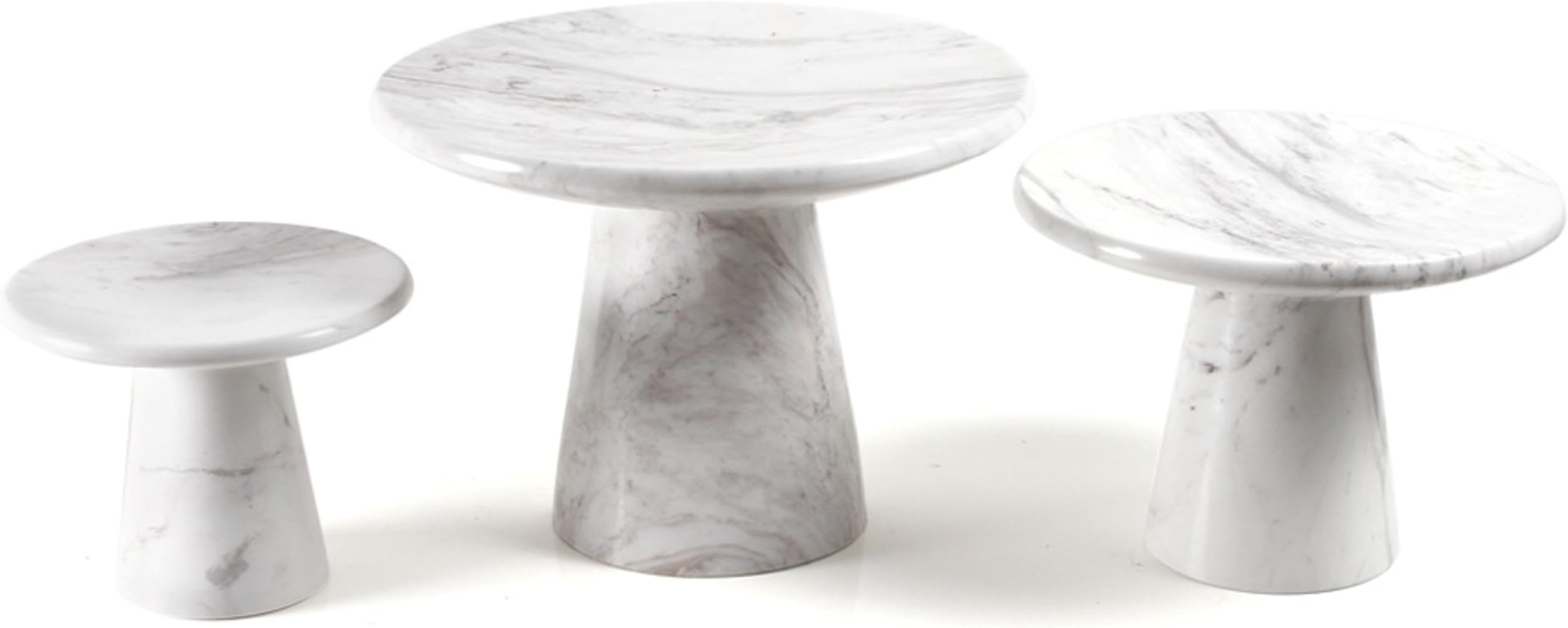 Yuchengstone White Marble Cake Stand