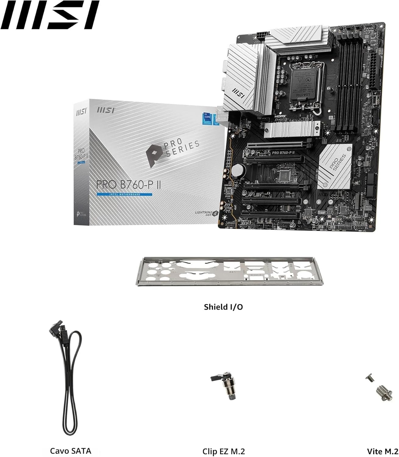 MSI PRO B760-P II Scheda Madre ATX ÔÇô Supporta Processori Intel Core 12a/13a/14a Gen - Scheda madre - Immagine 6