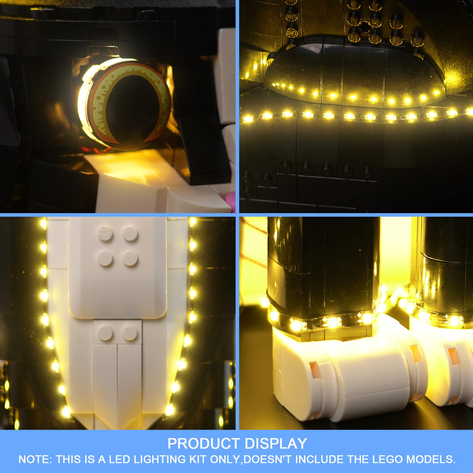 Light Kit for Lego Tuxedo Cat Lighting Set for Lego Ideas 21349 Tuxedo Cat Set - Not Include Models, Just Light Kit - Image 4