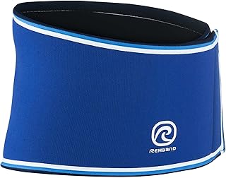 Rehband RX Original Back Support, 1 Pieza, Soporte de Espalda de Neopreno de 7mm, Correa de Espalda para Fitness