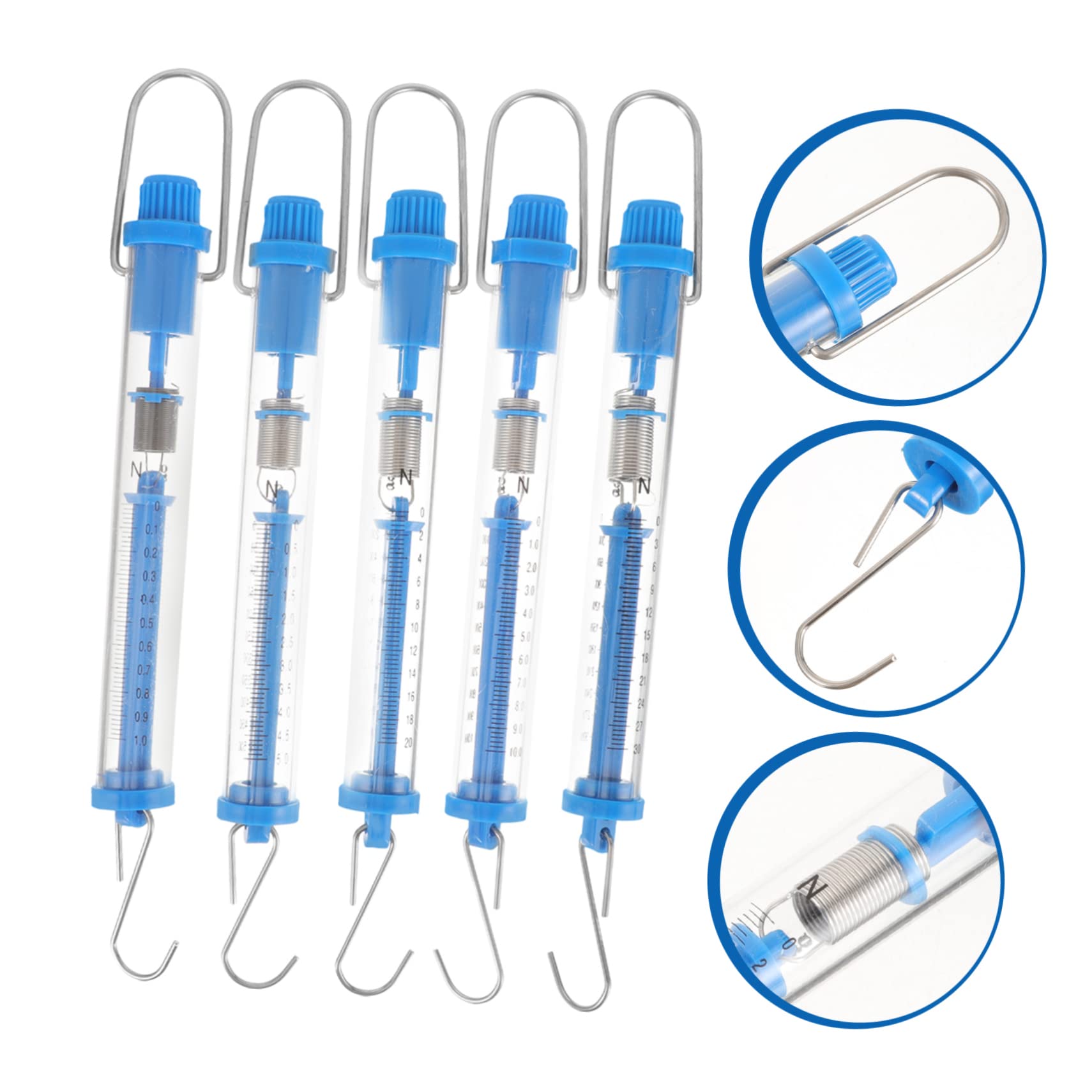 2 Series Unidades Balanzas De Cilíndricas Dual De Física Resistente Y Gancho Para Colgar Precisión Alta Herramienta Científica Para Medición De Piezas*2