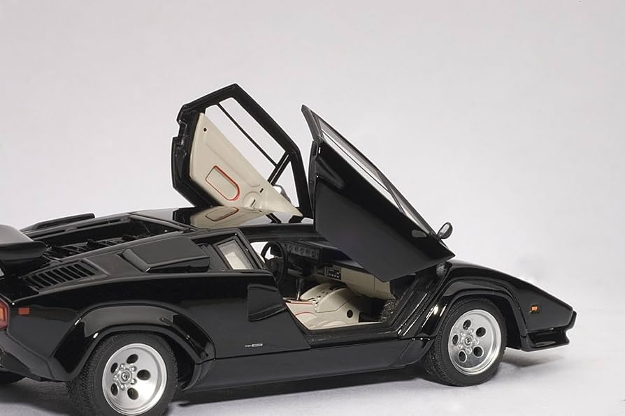 Lamborghini Countach 5000S (Black) (Diecast Model) by