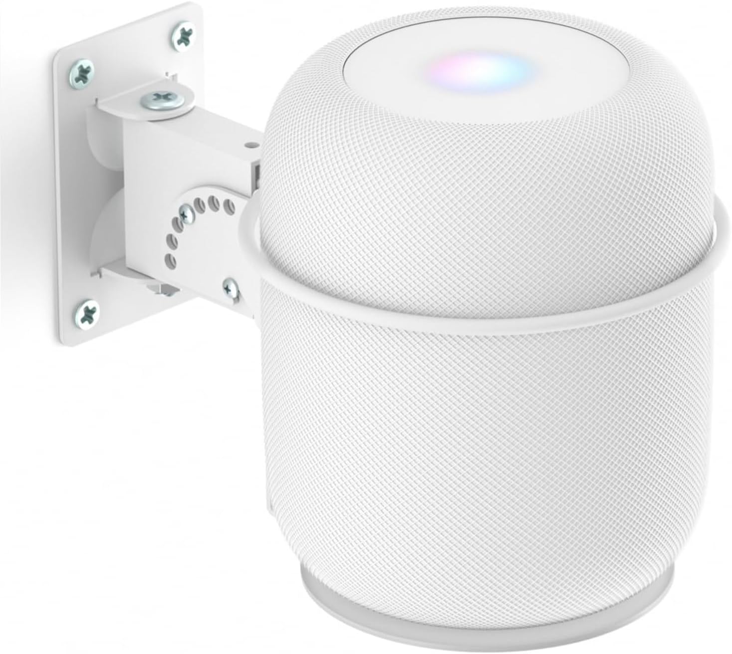 Adjustable Speaker Mount for Homepod 2 - Wall Mount Bracket for Homepod 2nd and 1 Mount Shelf, White