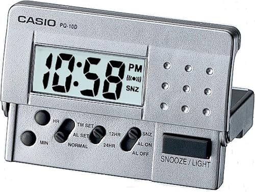 Casio - Reloj de viaje digital LED (pq10d-8)