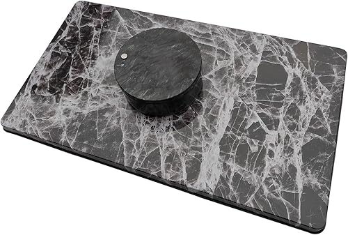 Miniatura 3 de Cuenco de sal y pimientabodega de doble compartimento con parte superior giratoria para almacenamiento de sal, especias y hierbas (negro)