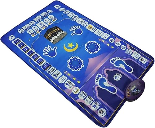 Miniatura 1 de OPIL Alfombra plegable inteligente inteligente de oración musulmana, alfombra electrónica de oración islámica, alfombrilla de música para enseñar
