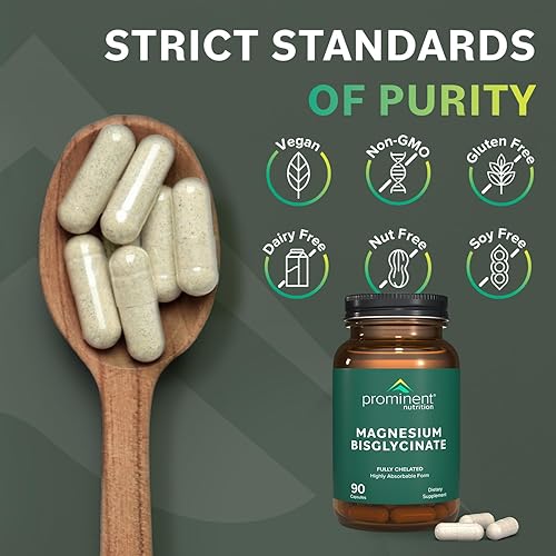 Miniatura 5 de Prominent Nutrition Cápsulas veganas de bisglicinato de magnesio - 240 mg, 90 unidades
