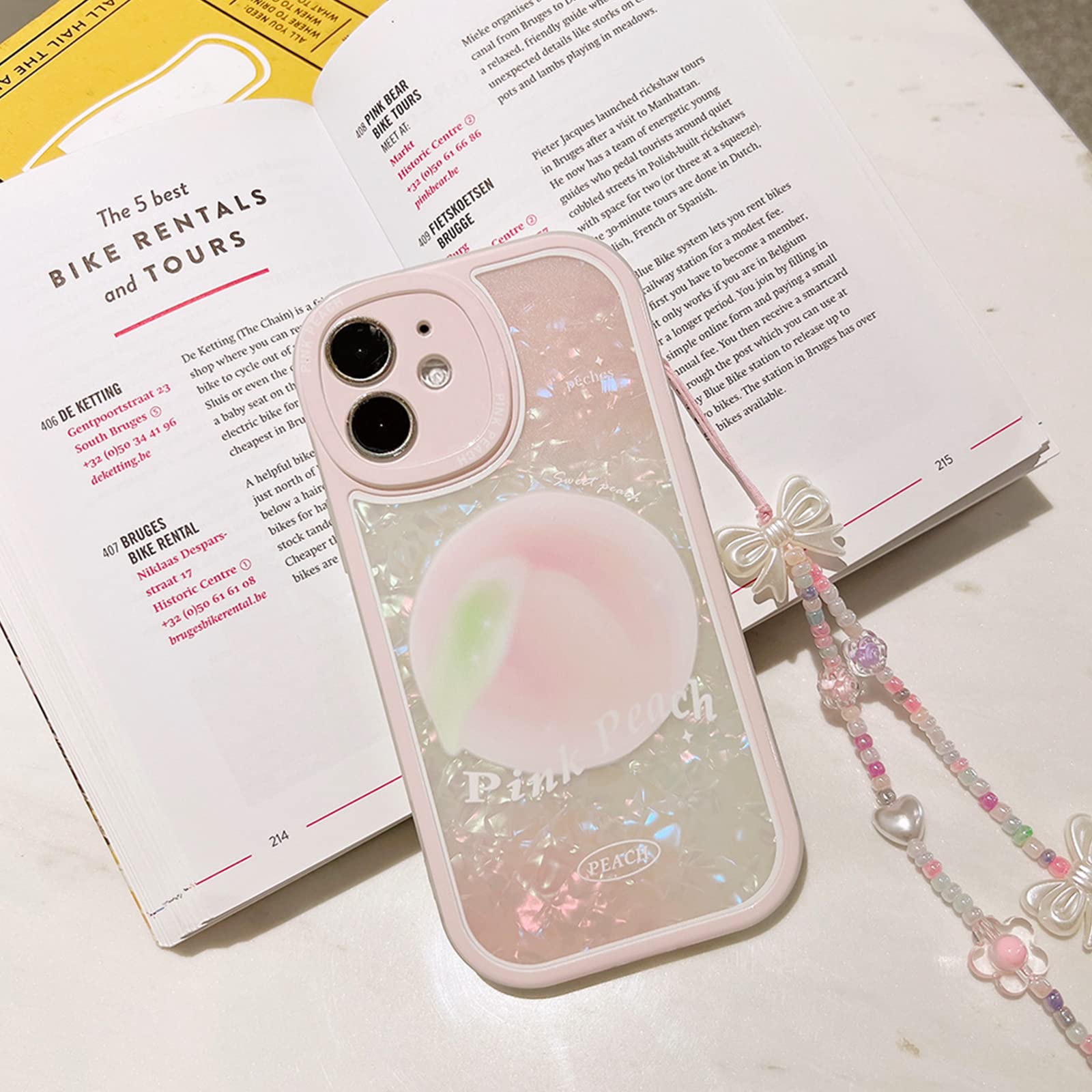 NITITOP Cover per iPhone 12 Pro Max Carina Motivo a Pois Polka Dots per Ragazze Femminile Morbida Ultra Sottile TPU Protettiva Completa per Fotocamera