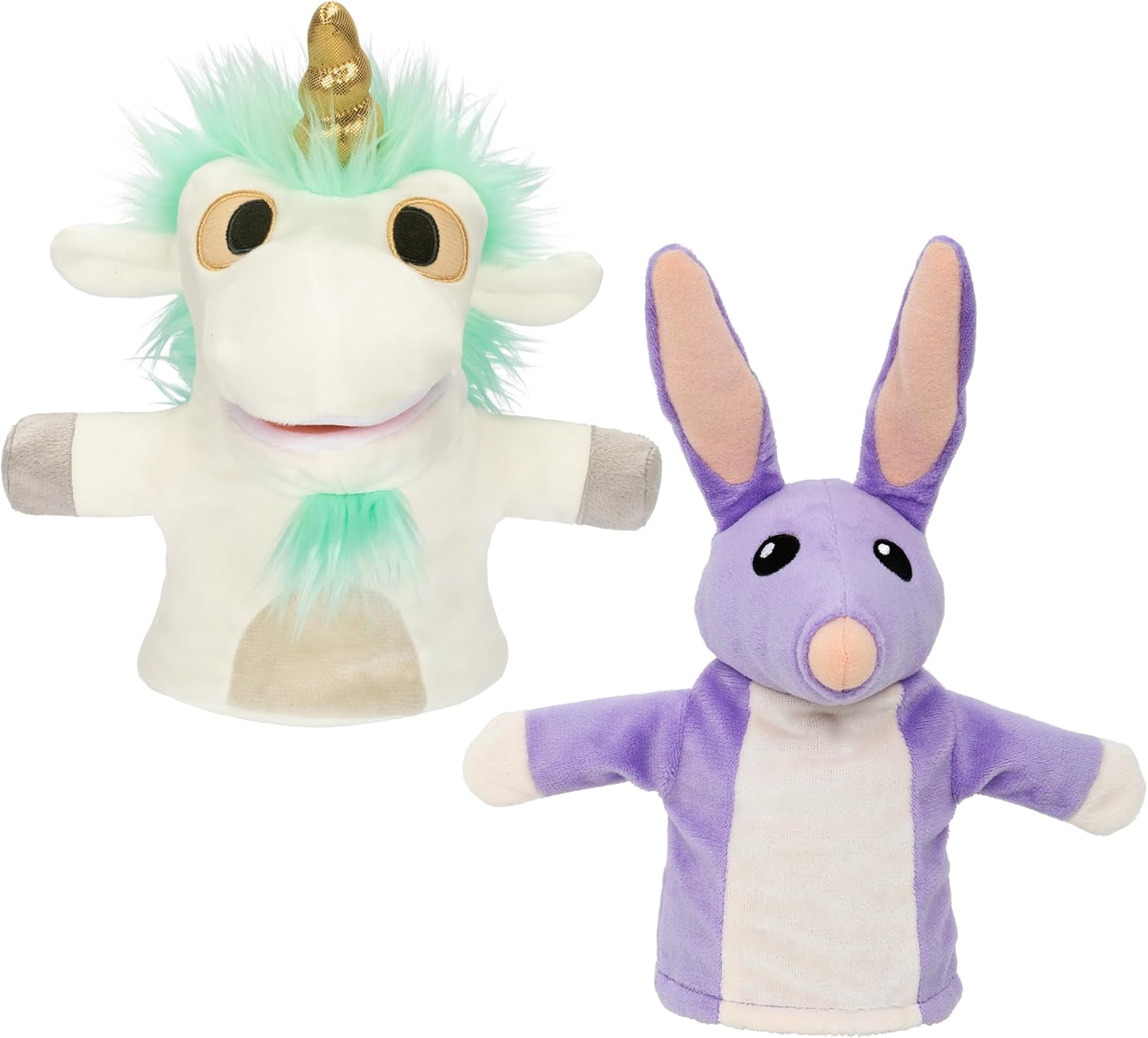 Títeres de Unicorse y Bob Bilby