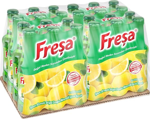 Freşa Lemon Flavored Mineral Water 24 pack