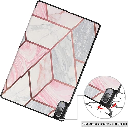 Miniatura 6 de Gylint Funda para Lenovo Tab P11 Pro, plegable folio ultrafino Smart PU Funda de cuero para Lenovo Tab P11 Pro 11.5 pulgadas TB-J706F Geometría