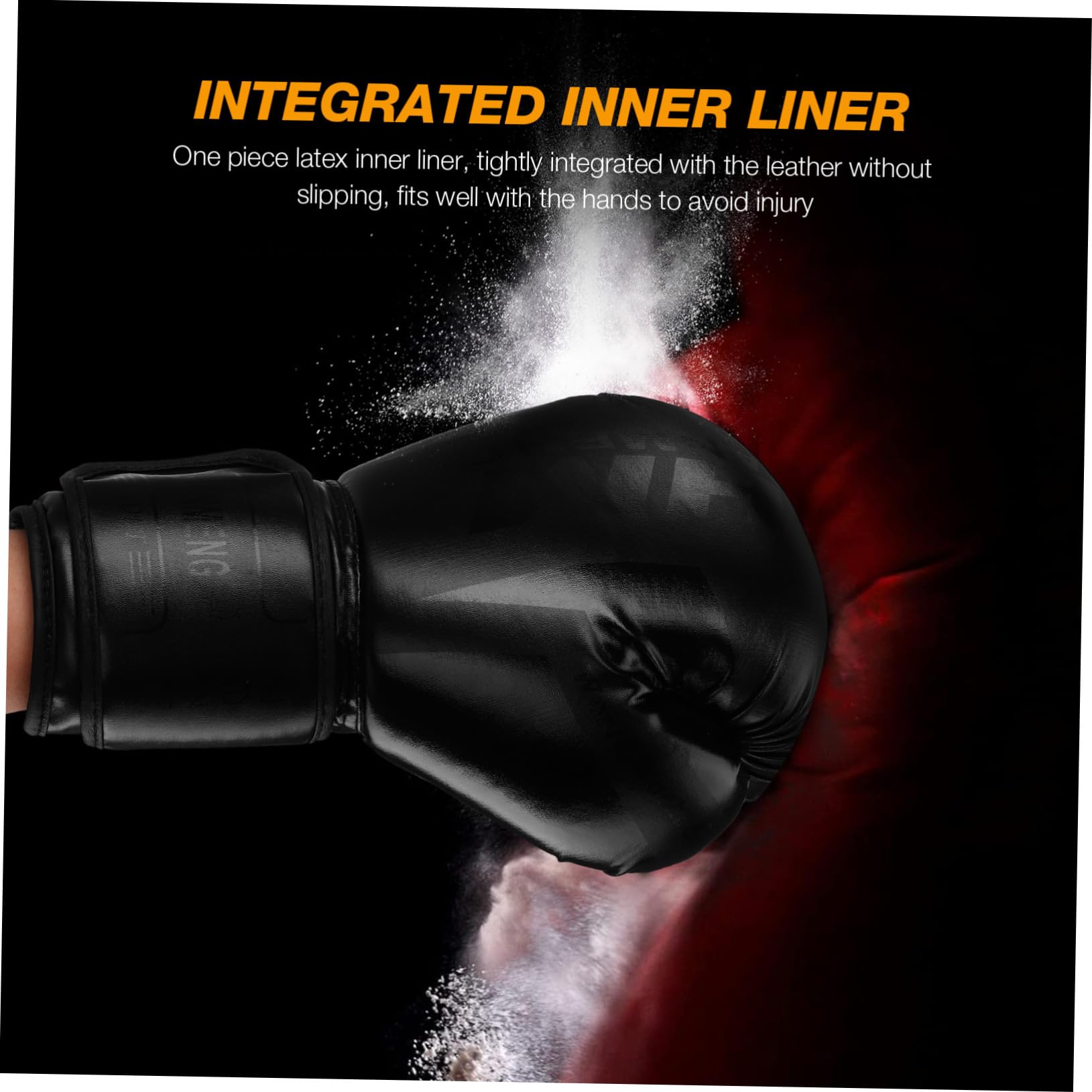 1 Paio Guanti Da Box Formazione Pugni Guanto Guanti Da Combattimento Boxe Per Apparecchi Sportivi Allacciato Mitts Uomini Guanti Da Sparring Palestra Lo Esterno è in Pu