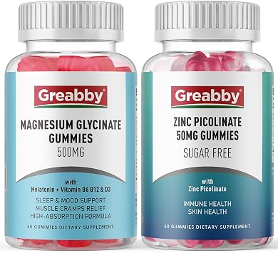 Zinc Gummies, Magnesium Gummies, Zinc Picolinate & Magnesium Glycinate