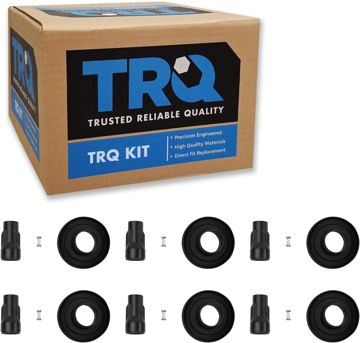 TRQ Engine Ignition Coil Boot Kit Set of 6 for Ford Lincoln Mazda Mercury New