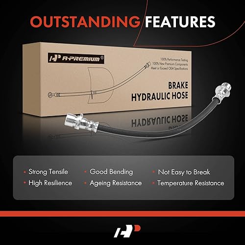 Miniatura 6 de A-Premium Mangueras hidráulicas para freno trasero del conductor y del pasajero compatibles con modelos seleccionados de Honda - CR-V 1997 1998 1999