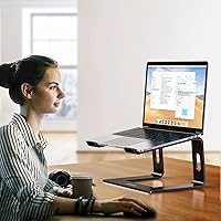 Vista 7 de BESIGN LS03 - Soporte elevador de aluminio para laptop, ergonómico y desmontable, elevador para computadora, compatible con MacBook Air Pro, Dell