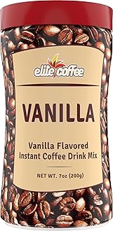 Elite Vanilla Flavored Instant Coffee 7oz