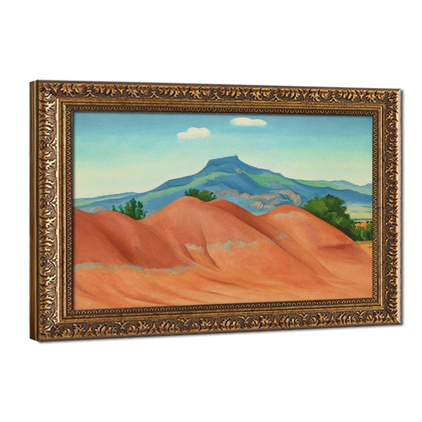 Toile WCYB Red Hills par Georgia O'keeffe pour habiller un mur vide de bureau - 8