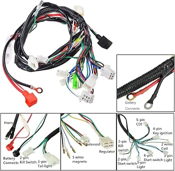 Kit Accensione Completo Per Motore GY6 50-150cc – CDI, Bobina, Regolatore Tensione, Relè E Candela Per Scooter, ATV, Go Kart