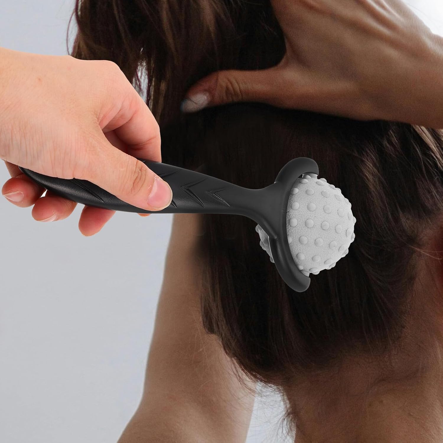 Handheld Massage Stick with Spiked Roller Balls Muscle Roller Tool for Back Neck Leg for Post-Workout Relaxation and Muscle Relief