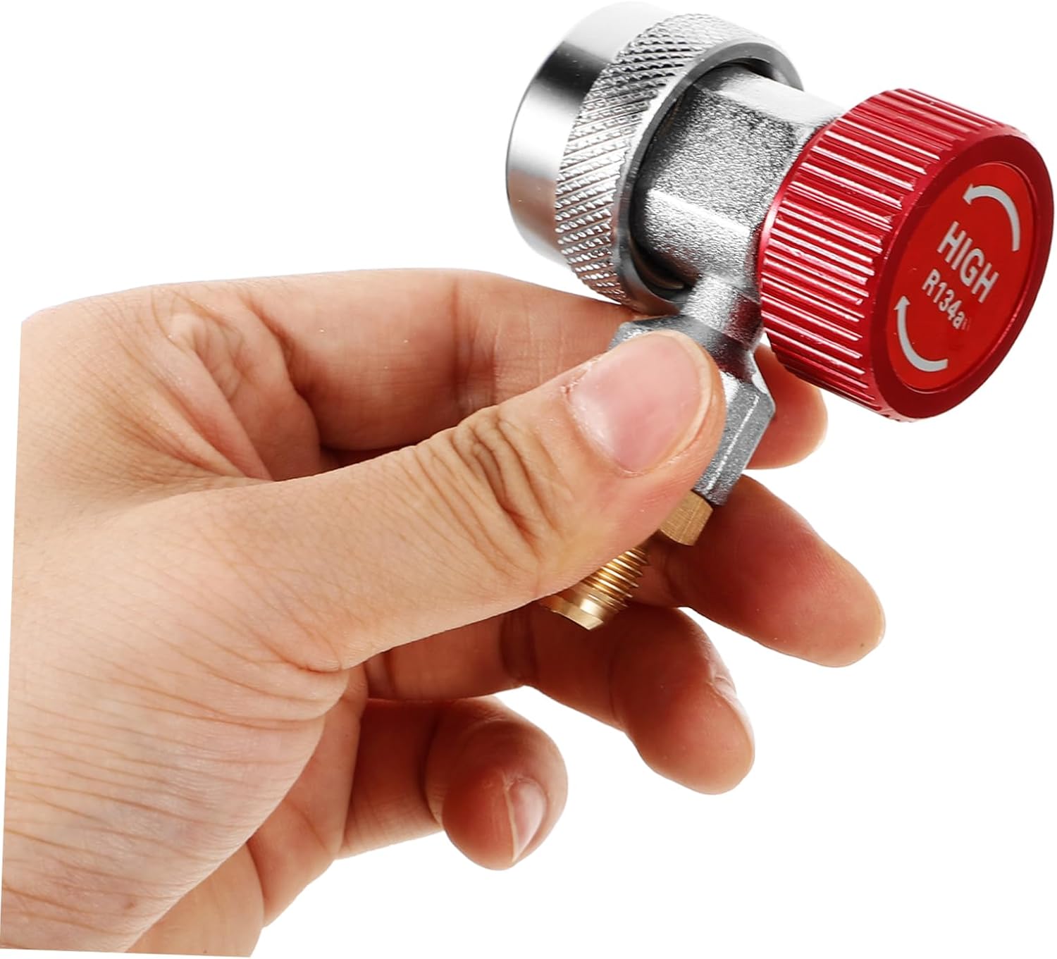 SEWACC Quick Coupler Adapter Air Conditioning Adjustable Adapters Connector Set High Low Hose Conversion Kit 1/4 SAE HVAC Replacement Tool