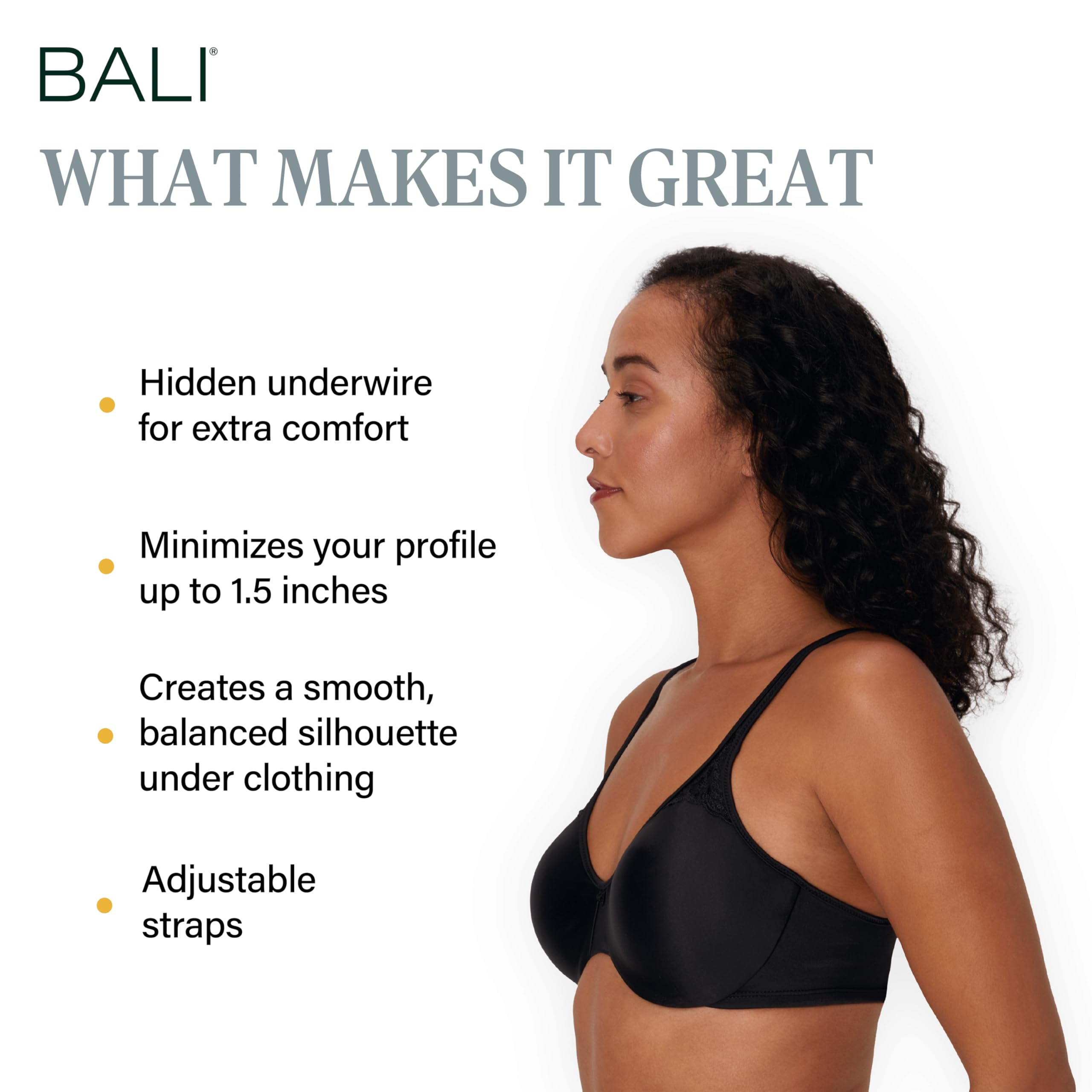 Maidenform Bali-Passion for Minimizer Wired Bra Reggiseno Donna