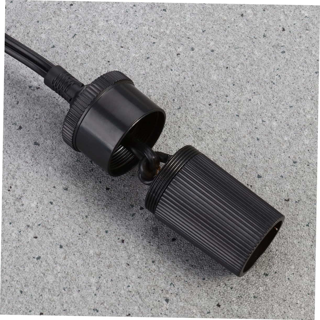 Alipis Adaptateur Allume Cigare Avec Pince Pour Borne De Batterie De Voiture Câble Connecteur Double Couleur