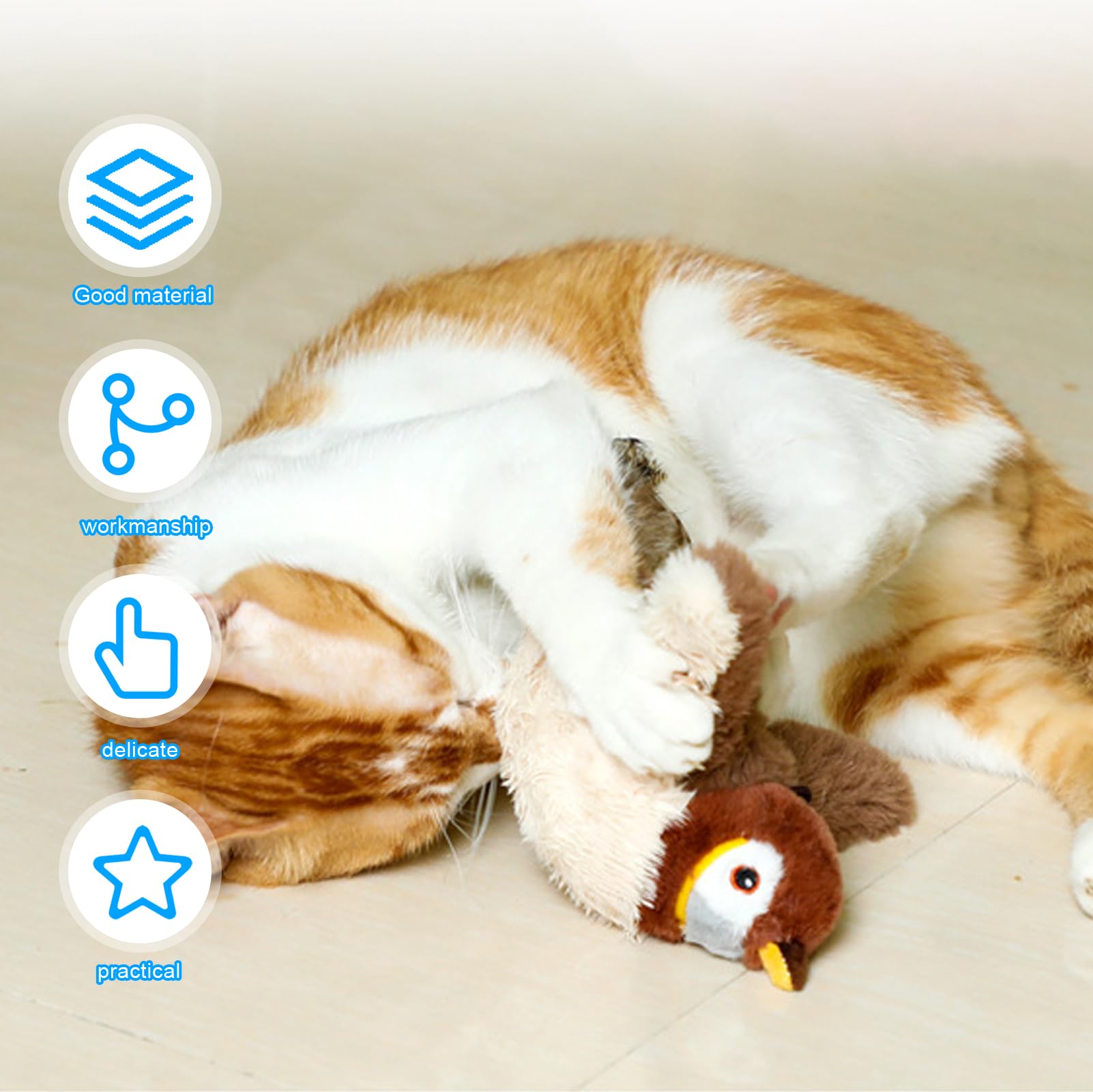 IOKHEIRA Interactief kattenspeelgoed, zelfbezigheid (groen