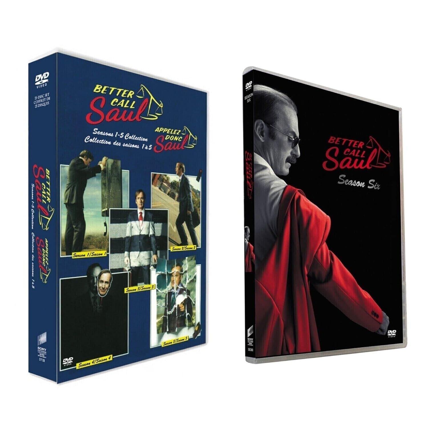 Bactro Better Call Saul Complete Series Seasons 1-6 (19-Discs DVD Box Set)