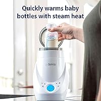 Vista 8 de Dr. Brown's Ultimate Feeding Comfort Bundle- Suave almohada de lactancia beige + calentador de biberones y esterilizador de lujo + paquete de 4