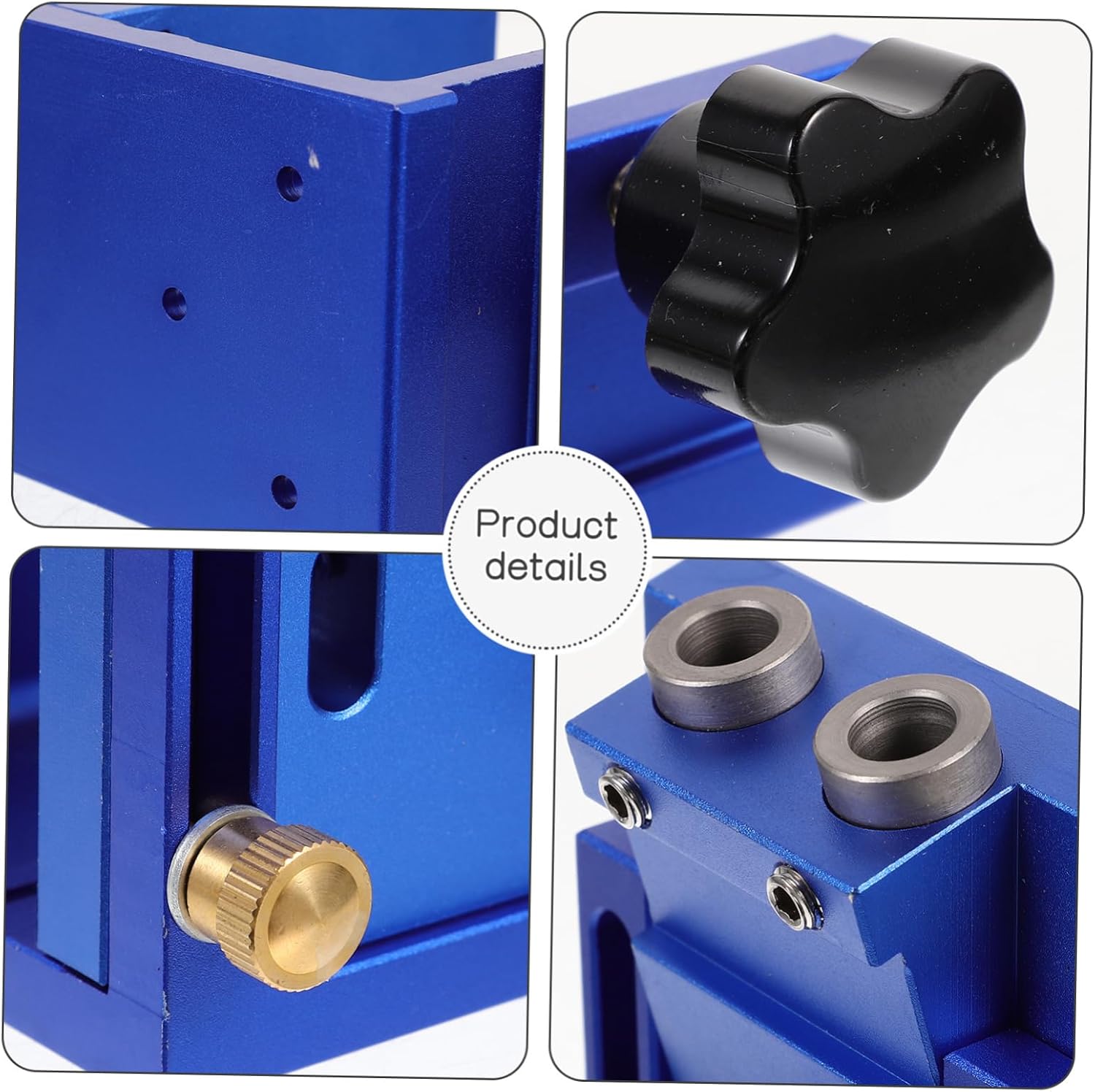 Wood Working Equipment 15-degree Angle Pocket Hole Drill Jig Kit Dowel Set High Reliability and Hobbyists Random