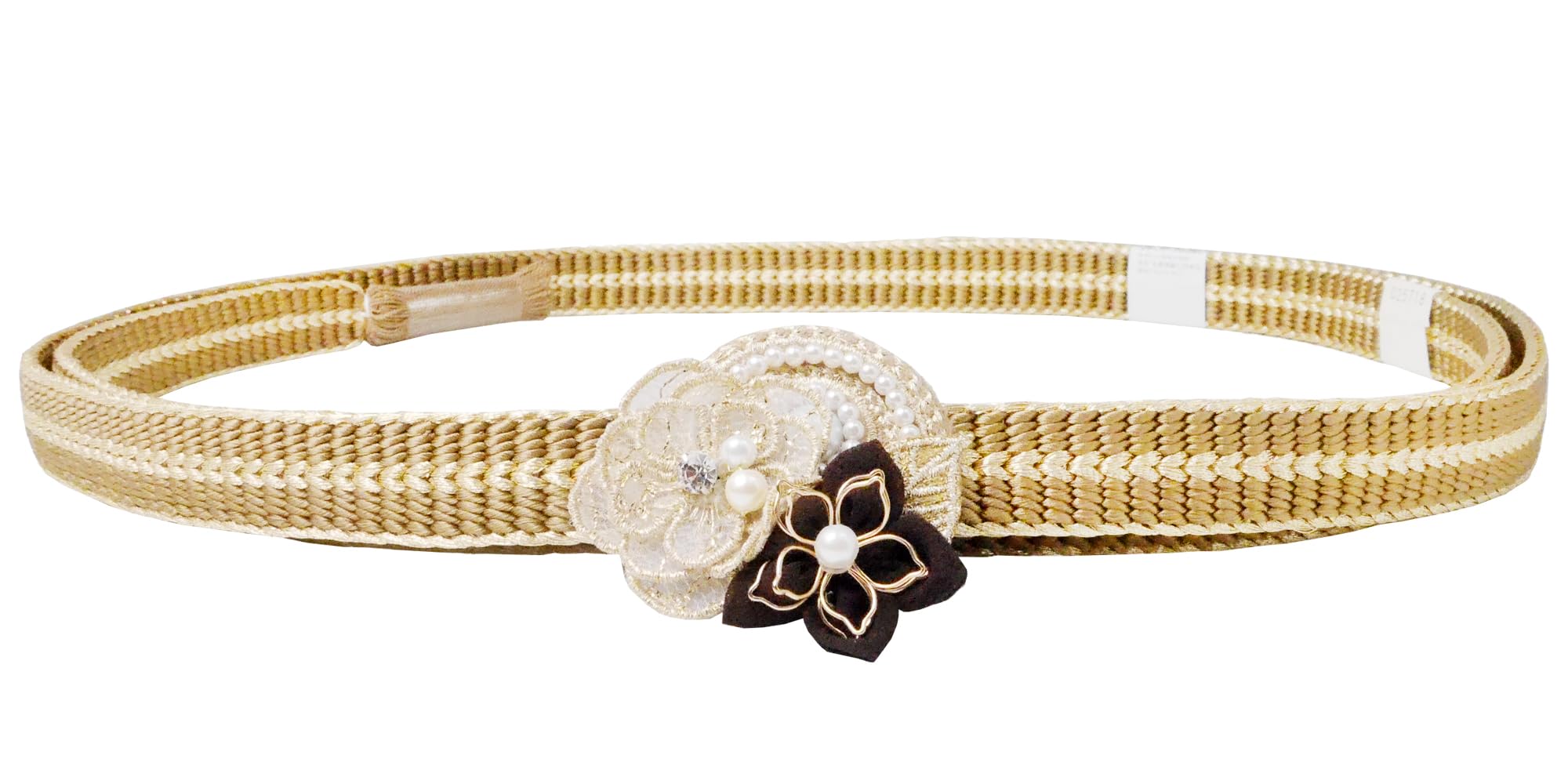 Amazon.co.jp: 振袖用 京くみひも 帯締め 帯〆 6cmのパールチャーム